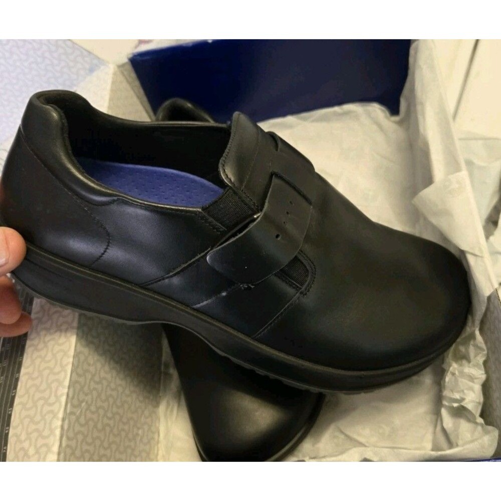 Birkenstock Caris Pro Black Leather Buckle Shoes EU 40 - W 9 M 7 Regular fit